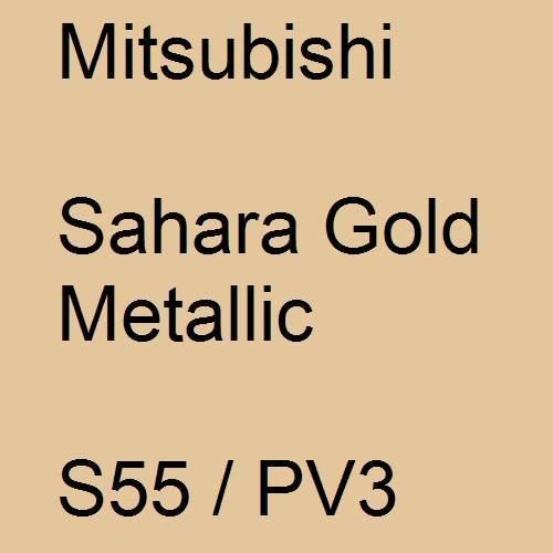 Mitsubishi, Sahara Gold Metallic, S55 / PV3.